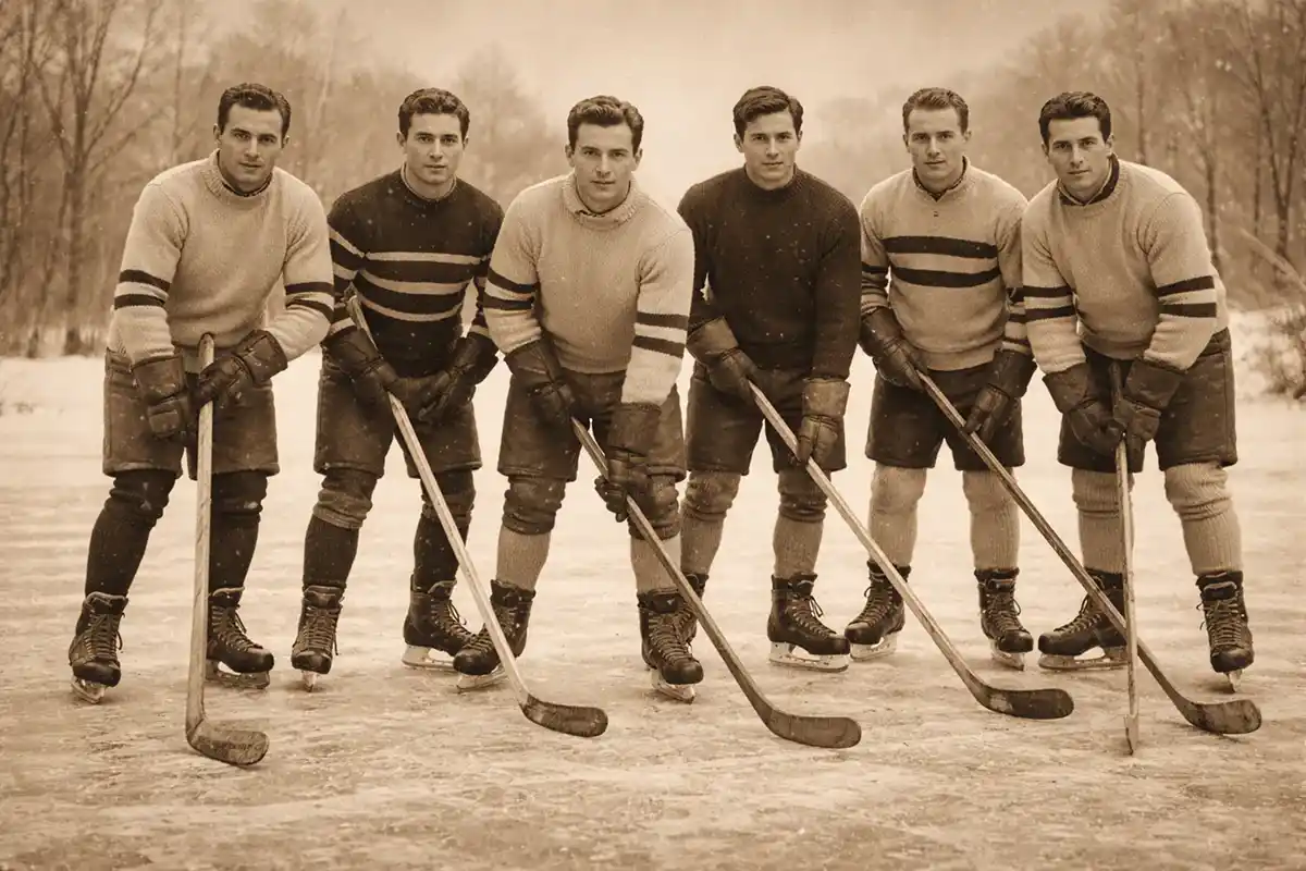 Počátky ledního hokeje a první mistrovství světa v Antverpách 1920